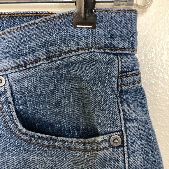 LEVI'S Denim Jean Shorts 529 Cutoff Shorts Size 12 - Picture 3 of 9